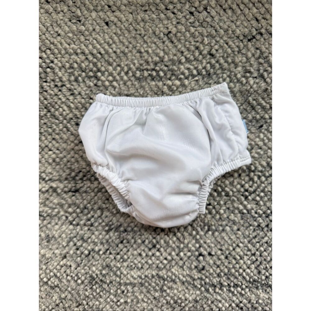 Iplay 3-6 Months Baby White Swim Diaper